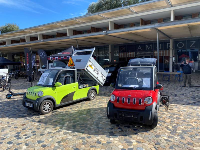 CAMION ELECTRIQUE BENNE SANS PERMIOS 