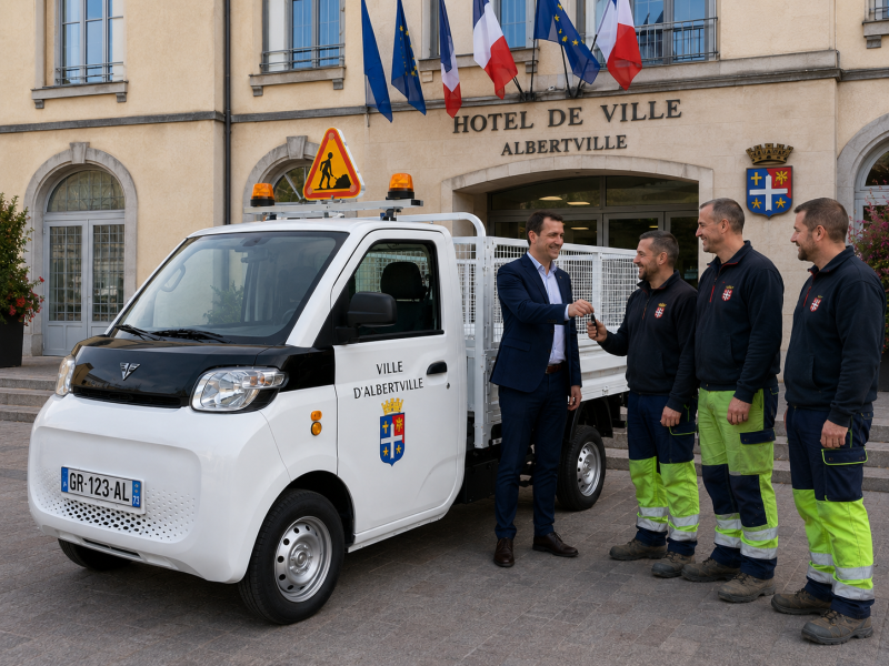 Comment réduire les coûts des services techniques municipaux grâce à l'ASPP City Truck électrique ?