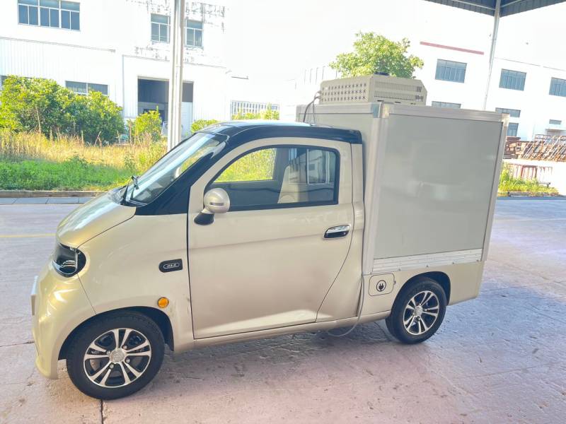UTILITAIRE ELECTRIQUE SANS PERMIS FRIGORIFIQUE : gestion du froid positif et négatif pour les mairies et collectivités.
