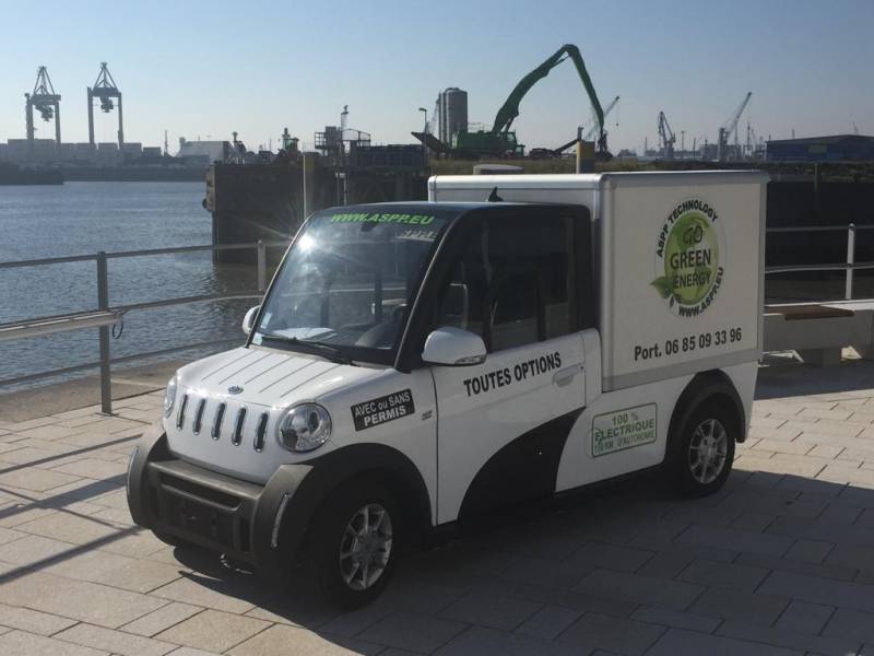 petit utilitaire électrique sans permis 