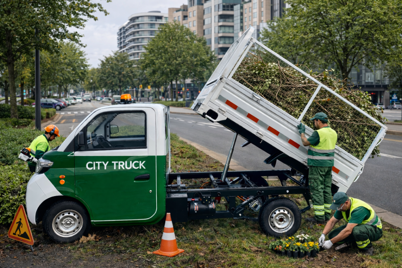 CITY TRUCK LA REFERENCE POUR LE CAMION ELECTRIQUES DES COMMUNES 