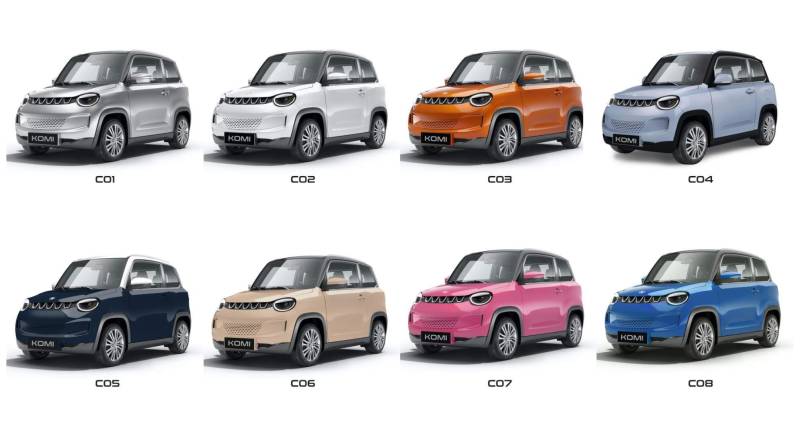 grande autonomie pour la komi voiture électrique 4 places 