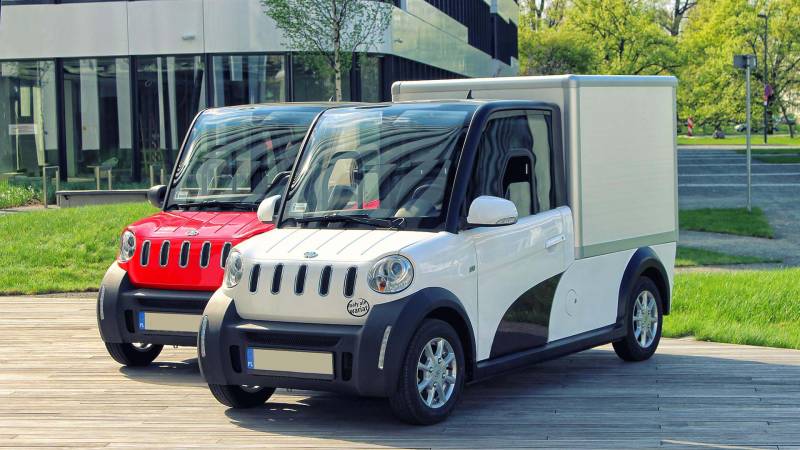 CAMIONNETTE ELECTRIQUE SANS PERMIS 