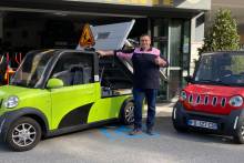 Notre zone d'activité pour ce service Fourgon électrique avec ou sans permis